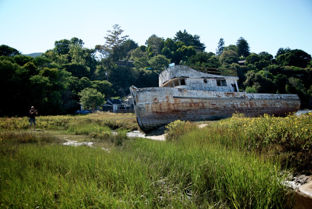 Point Reyes California Abandoned Boat