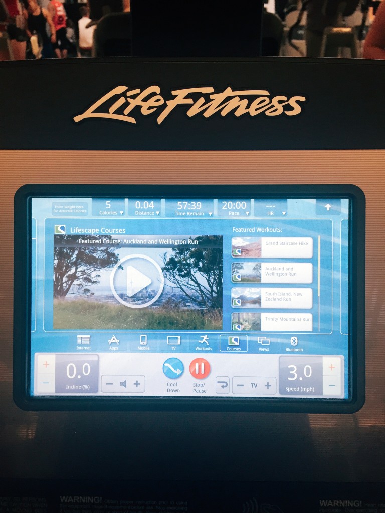 Gym course happened to have a run trail of Auckland and Wellington. How perfect.