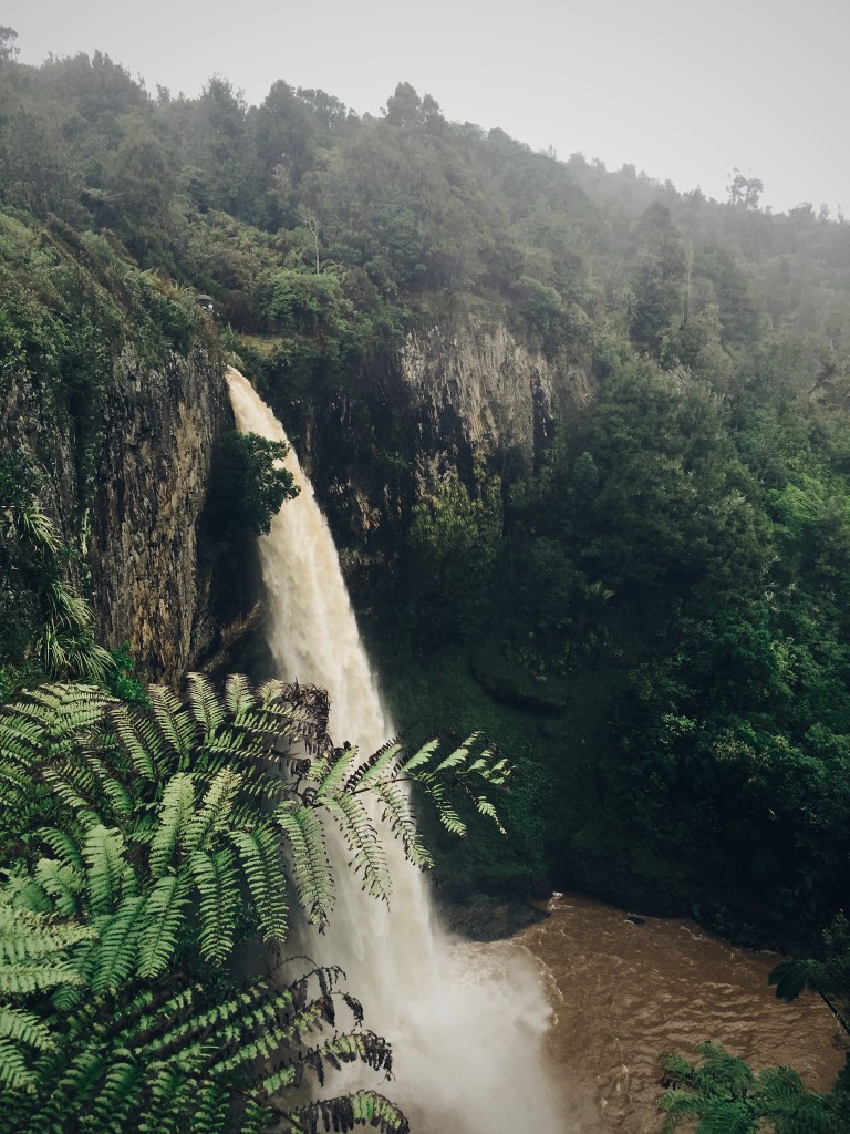 Poo Colored Bridle Veil Falls