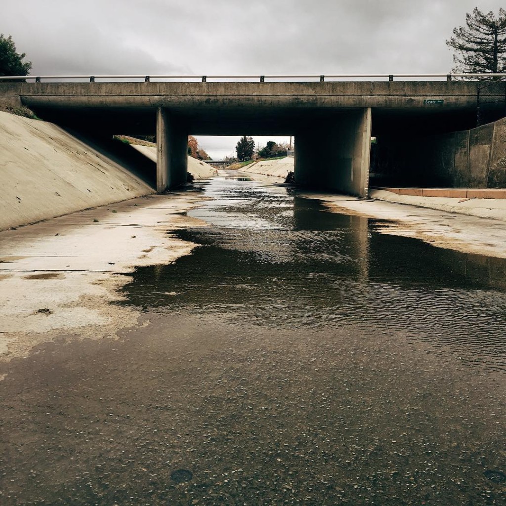 Pretty San Tomas bike path