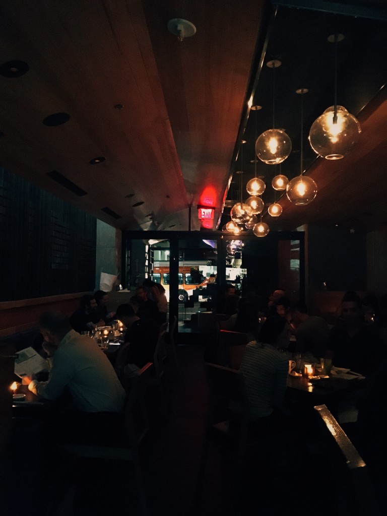 The view from the bar.