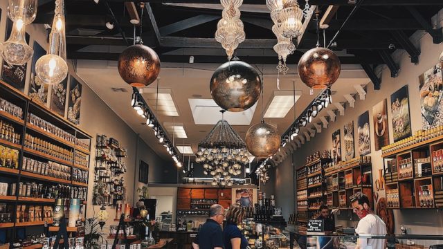 beautiful turkish candy store entryway